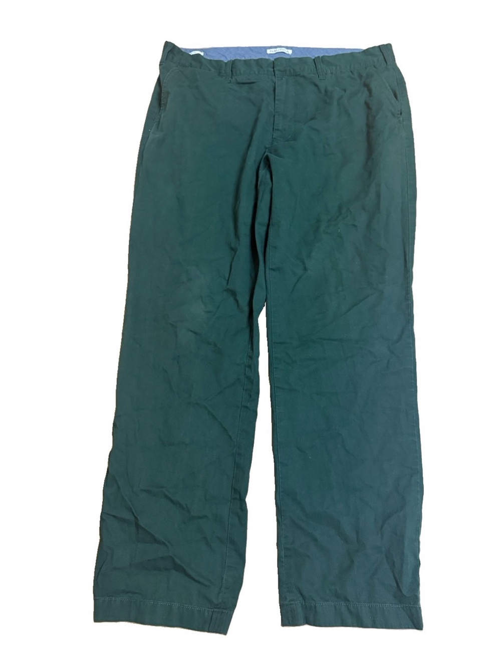 Nautica Men's Dark Green Chinos
